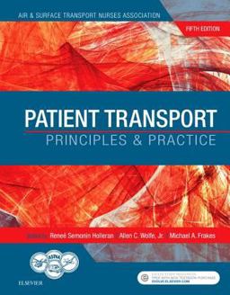 Patient Transport Principles and Practice 5th 9780323401104 Front Cover