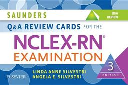 Saunders Q & a Review Cards for the NCLEX-RN? Examination:  9780323414784 Front Cover