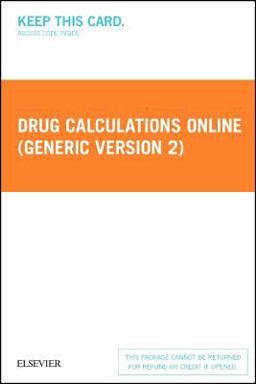 Drug Calculations Online (Generic Version 2) - Access Card