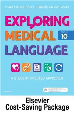 Exploring Medical Language - Text and Elsevier Adaptive Learning Package 10th 9780323511643 Front Cover