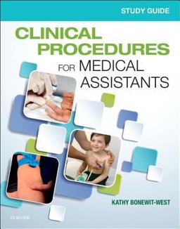 Study Guide for Clinical Procedures for Medical Assistants 10th 9780323531030 Front Cover