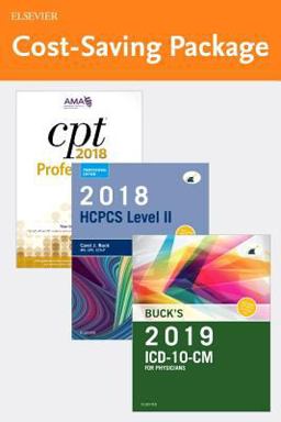 2019 ICD-10-CM Physician Edition, 2018 HCPCS Professional Edition and AMA 2018 CPT Professional Edition Package