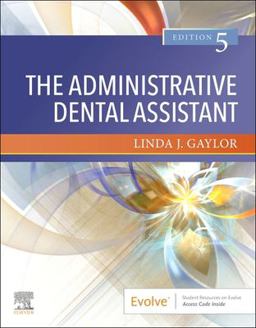 Administrative Dental Assistant 5th 9780323672429 Front Cover
