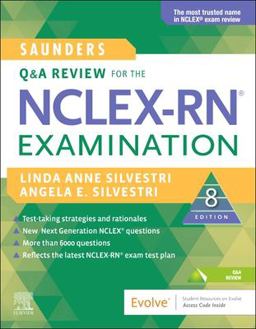 Saunders Q & a Review for the NCLEX-RN Examination:  9780323672849 Front Cover