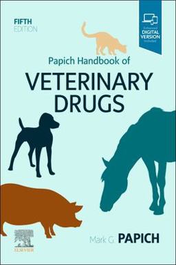 Papich Handbook of Veterinary Drugs 5th 9780323709576 Front Cover