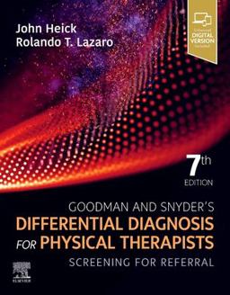 Goodman and Snyder's Differential Diagnosis for Physical Therapists Screening for Referral 7th 9780323722049 Front Cover
