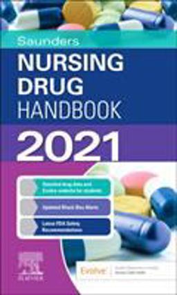 Saunders Nursing Drug Handbook 2021  9780323757287 Front Cover