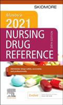Mosby's 2021 Nursing Drug Reference 34th 9780323757331 Front Cover