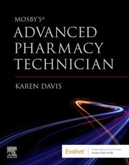 Mosby's Advanced Pharmacy Technician  9780323761413 Front Cover