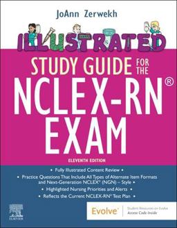 Illustrated Study Guide for the NCLEX-RNï¿½ Exam 11th 9780323777797 Front Cover