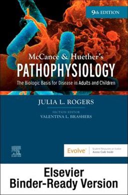 McCance and Huether's Pathophysiology - Binder Ready 9th 9780323789882 Front Cover