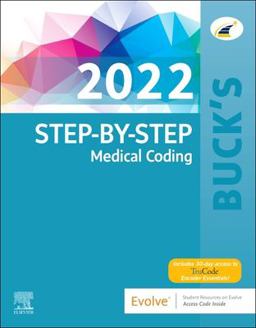 Buck's Step-By-Step Medical Coding, 2022 Edition  9780323790383 Front Cover