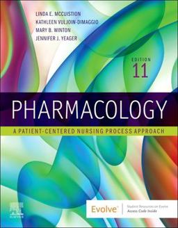 Pharmacology A Patient-Centered Nursing Process Approach 11th 9780323793155 Front Cover