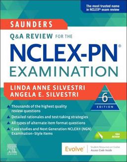 Saunders Q & A Review for the Nclex-pn Examination:  9780323795340 Front Cover