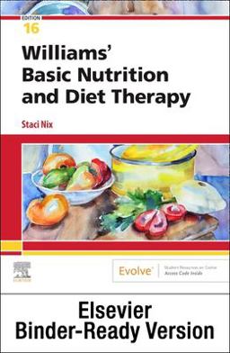 Williams' Basic Nutrition and Diet Therapy - Binder Ready 16th 9780323797696 Front Cover
