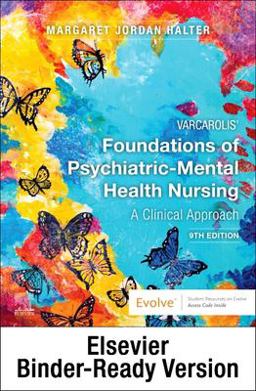Varcarolis' Foundations of Psychiatric-Mental Health Nursing - Binder Ready A Clinical Approach 9th 9780323829786 Front Cover