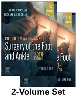 Coughlin and Mann's Surgery of the Foot and Ankle, 2-Volume Set 10th 9780323833844 Front Cover