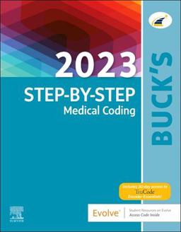 Buck's 2023 Step-By-Step Medical Coding  9780323874120 Front Cover