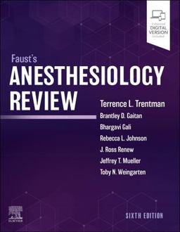 Faust's Anesthesiology Review 6th 9780323879163 Front Cover
