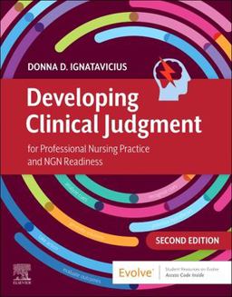 US  DEVELOPING CLINICAL JUDGMENT..-W/AC  9780323935388 Front Cover