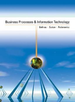 Business Processes and Information Technology  9780324008784 Front Cover
