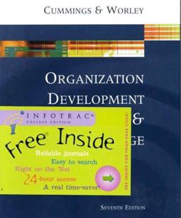 Organization Development and Change 7th 9780324019872 Front Cover