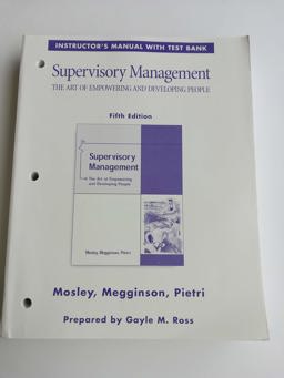 Supervisory Management e5 Im