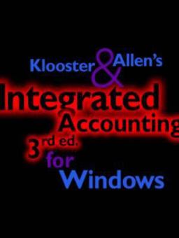 Integrated Accounting for Windows Integrated Accounting for Windows