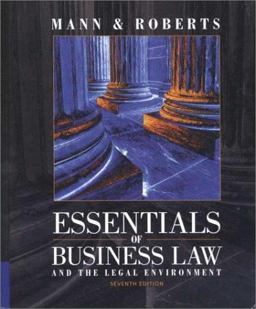 Essentials of Business Law and the Legal Environment 7th 9780324040524 Front Cover