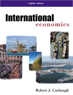 International Economics 8th 9780324055894 Front Cover