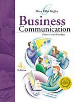 Business Communication Process and Product 4th 9780324114522 Front Cover