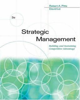 Strategic Management Building and Sustaining Competitive Advantage 3rd 9780324116892 Front Cover