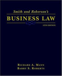 Smith and Roberson's Business Law 12th 9780324121841 Front Cover