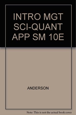 Intro Mgt Sci-Quant App Sm