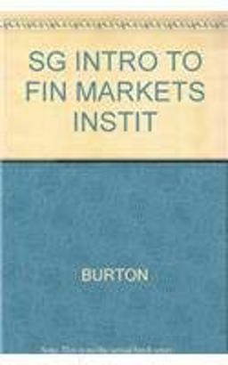 Introduction to Financial Markets and Institutions