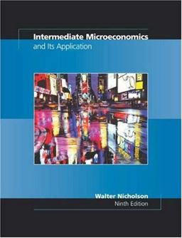 Intermediate Microeconomics and Its Application with Economic Applications Card 9th 9780324171631 Front Cover