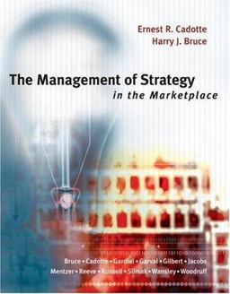 Management of Strategy in the Marketplace  9780324175752 Front Cover