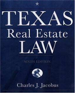 Texas Real Estate Law 9th 9780324187465 Front Cover