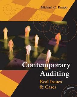 Contemporary Auditing Real Issues and Cases 5th 9780324188349 Front Cover