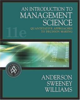 An Introduction to Management Science