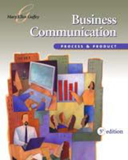 Business Communication Process and Product 5th 9780324223040 Front Cover