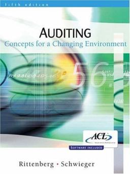 Auditing Concepts for a Changing Environment 5th 9780324223101 Front Cover
