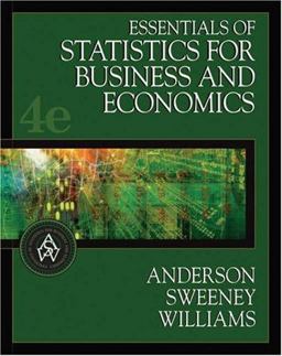 Essentials of Statistics for Business and Economics