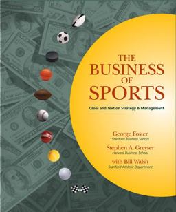 Business of Sports Cases and Text on Strategy and Management  9780324233841 Front Cover