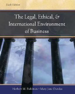 Legal, Ethical and International Environment of Business 6th 9780324269796 Front Cover