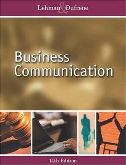 Business Communication 14th 9780324272703 Front Cover