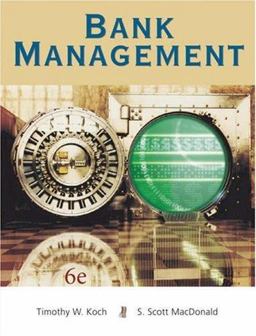 Bank Management 6th 9780324289275 Front Cover