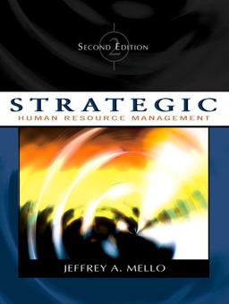 Strategic Human Resource Management 2nd 9780324290431 Front Cover