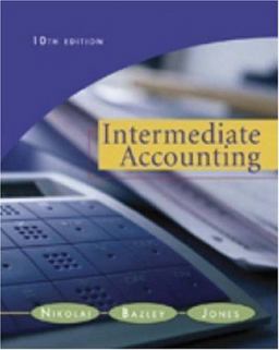 Intermediate Accounting 10th 9780324300987 Front Cover