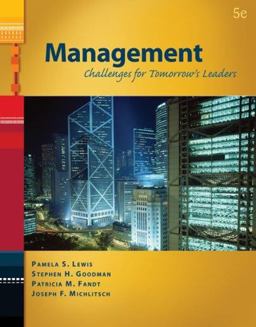 Management Challenges for Tomorrow's Leaders 5th 9780324302592 Front Cover